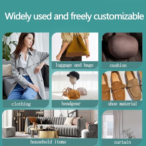 Black 65" Microfiber Fabric by The Yard for Sewing, Upholstery, Towels, DIY - Picture 2 of 8